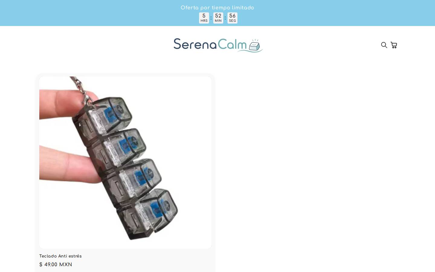 serenna.store homepage screenshot