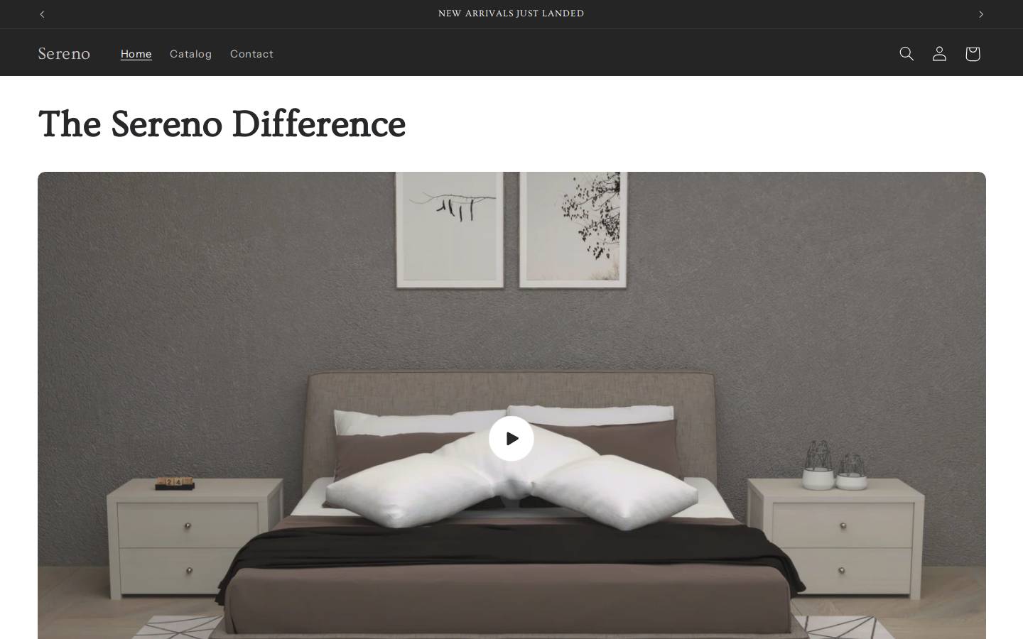 serenosleep.com homepage screenshot