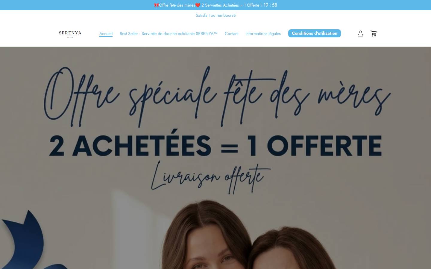 serenya-paris.com homepage screenshot