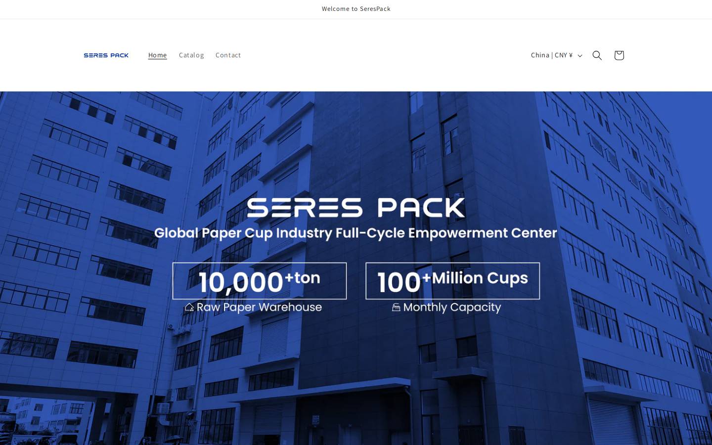 serespack.com homepage screenshot