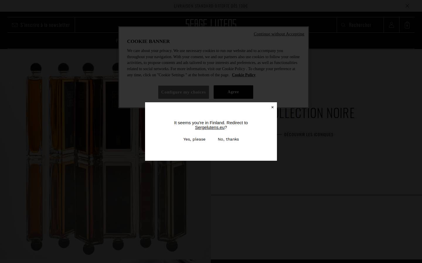 sergelutens.fr homepage screenshot