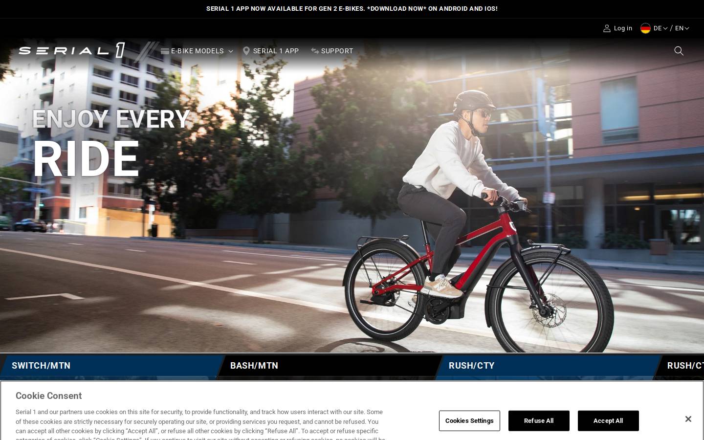 serial1.com homepage screenshot