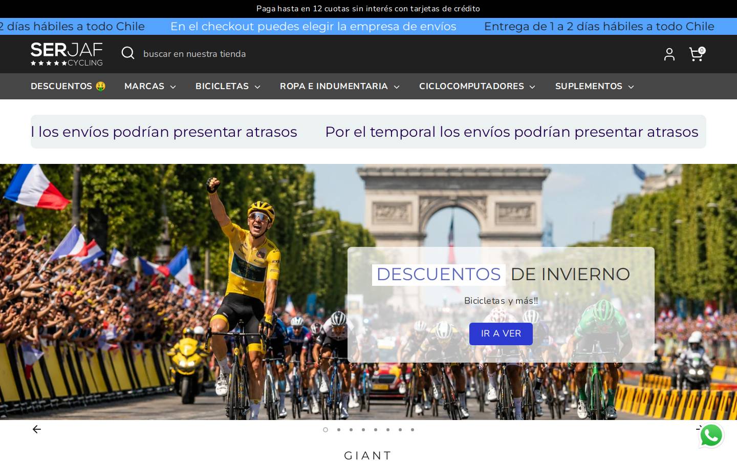 serjaf.cl homepage screenshot