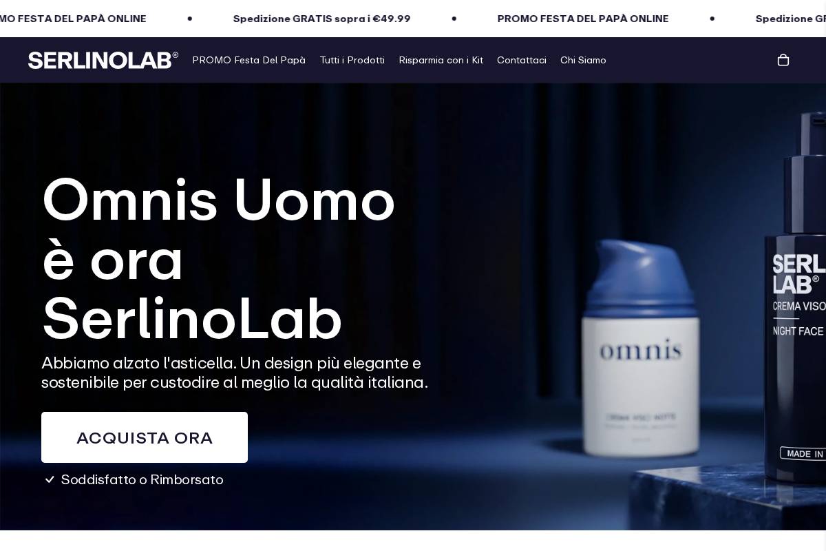 SerlinoLab homepage screenshot