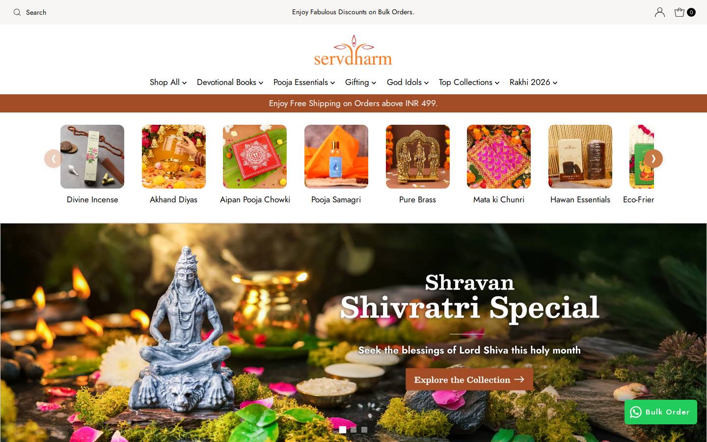 servdharm.com homepage screenshot