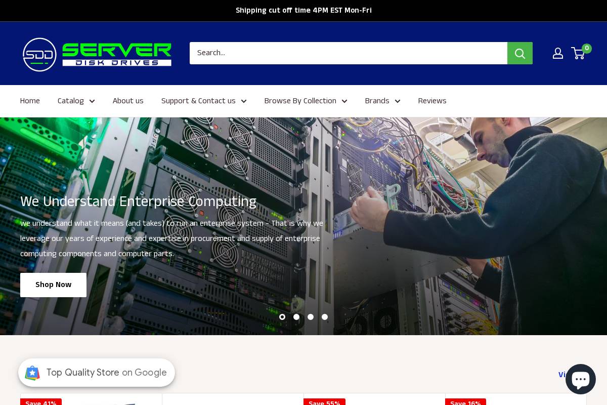 serverdiskdrives.com homepage screenshot
