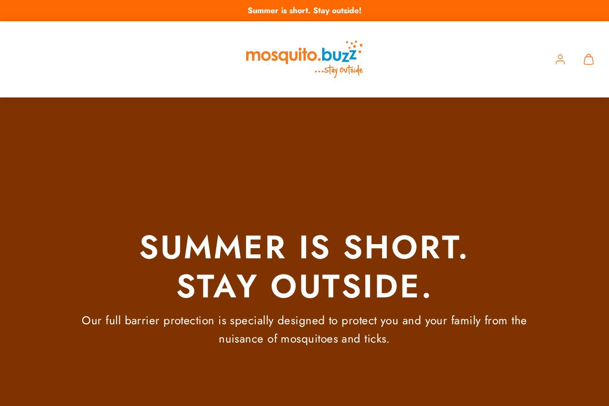 service.mosquito.buzz homepage screenshot