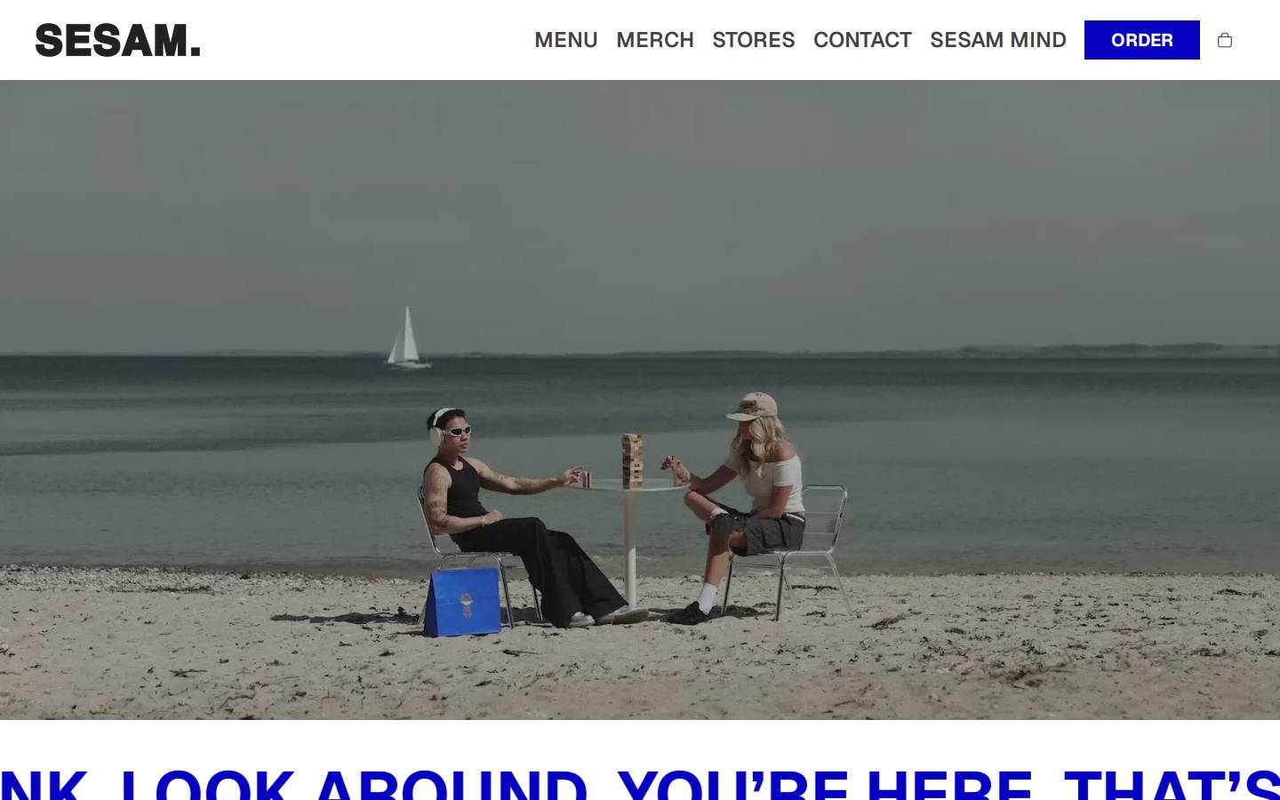 sesamfood.com homepage screenshot