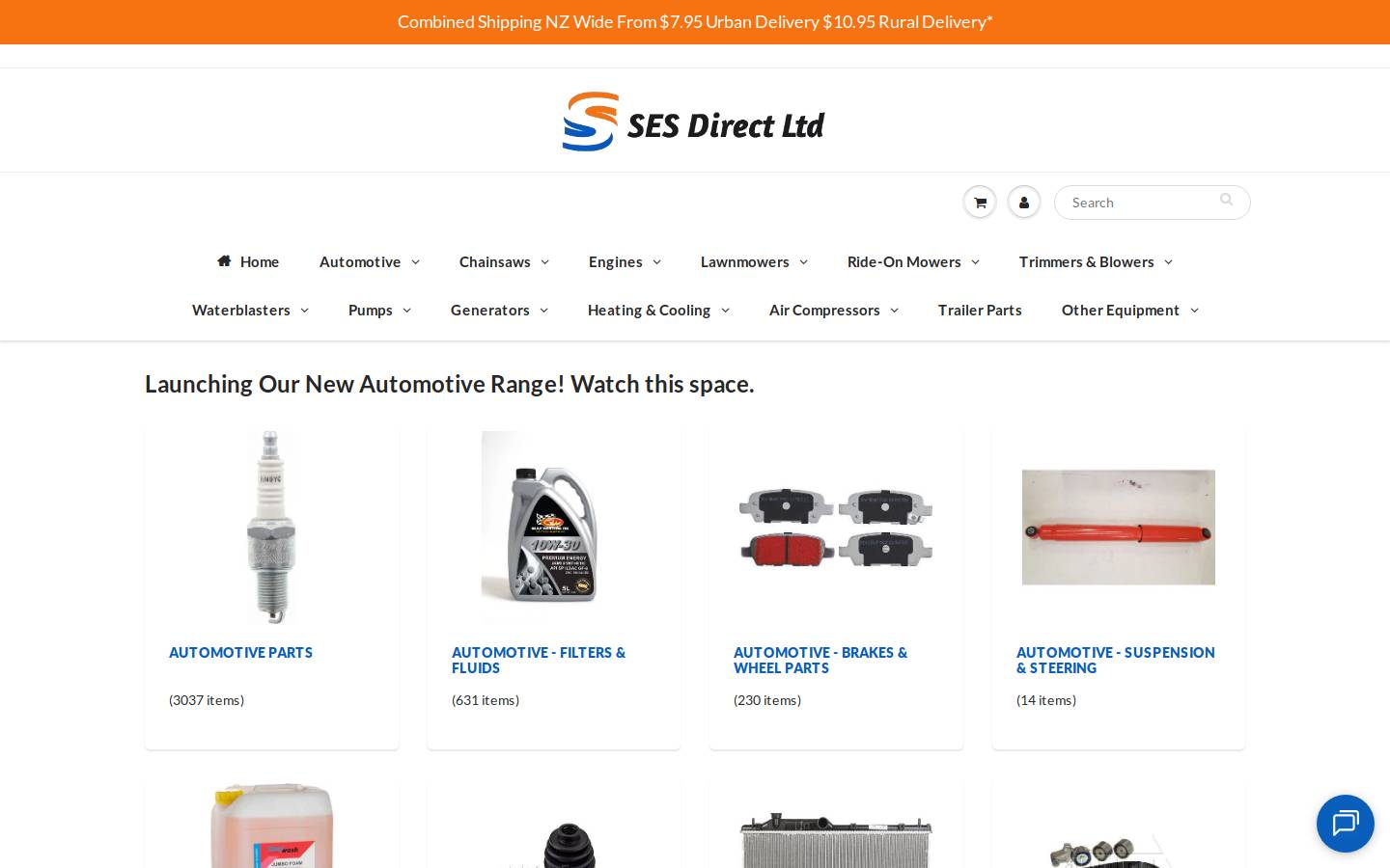 sesdirectmail.co.nz homepage screenshot