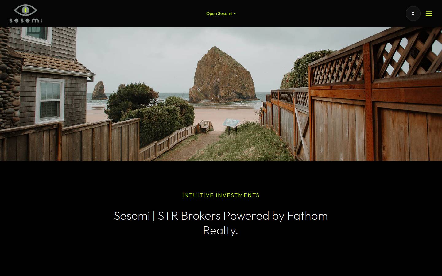 sesemirealty.com homepage screenshot