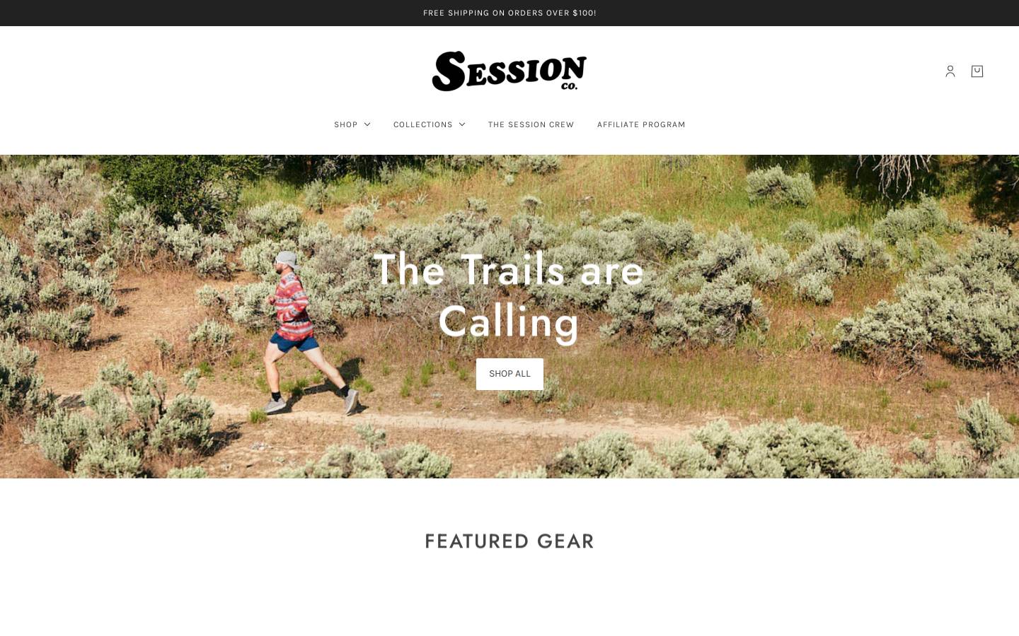 session-brand.com homepage screenshot