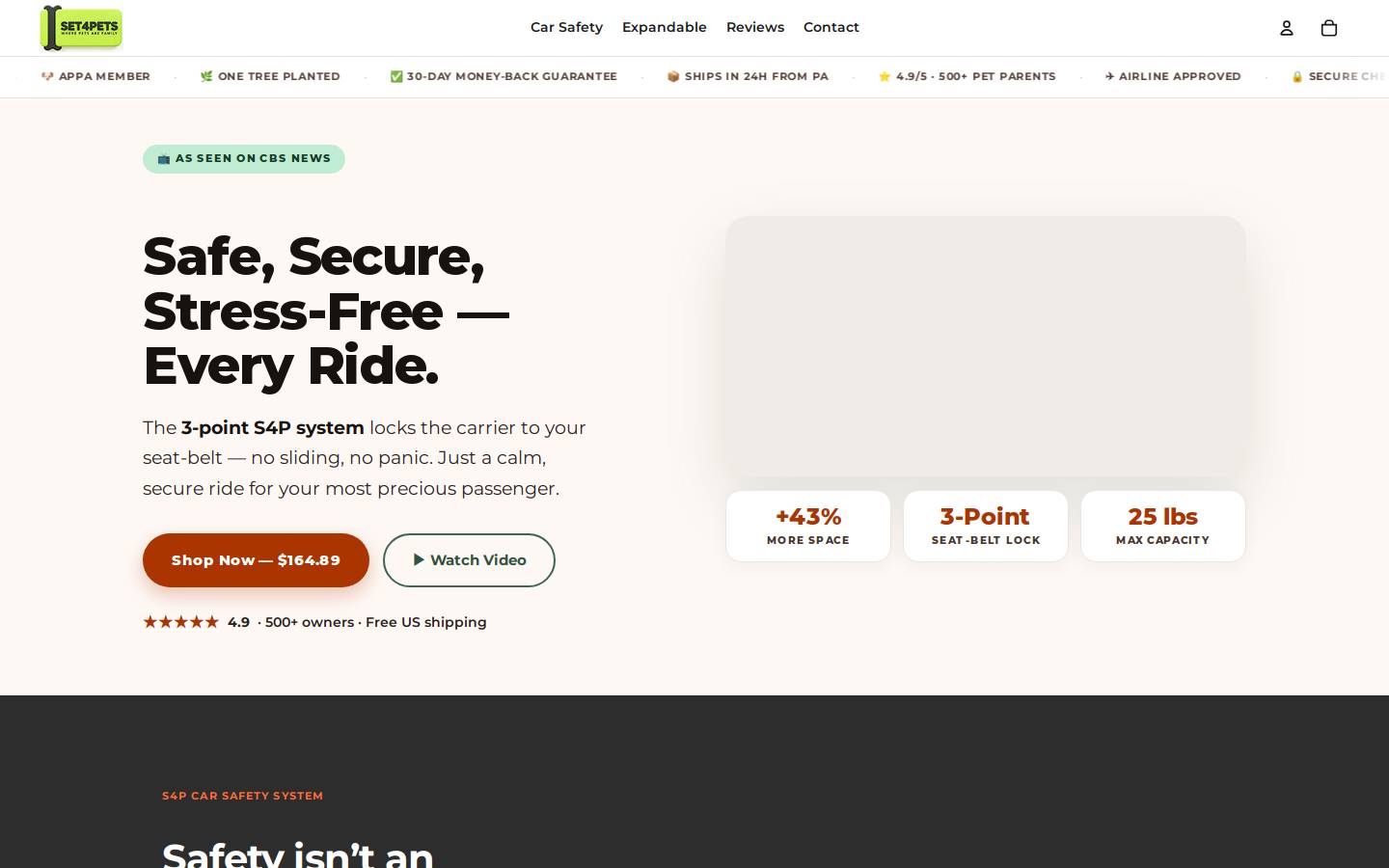 set4pets.com homepage screenshot