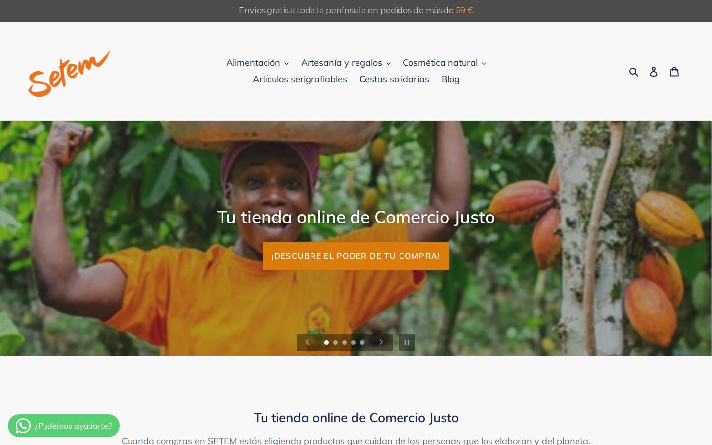 setemmadrid.org homepage screenshot