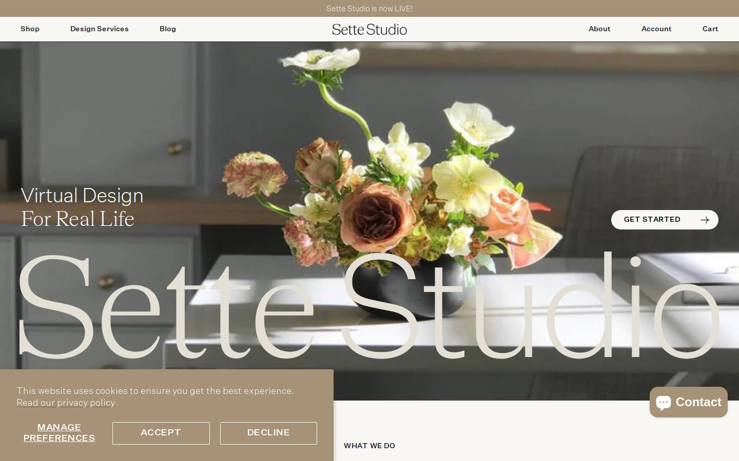 sette-studio.com homepage screenshot