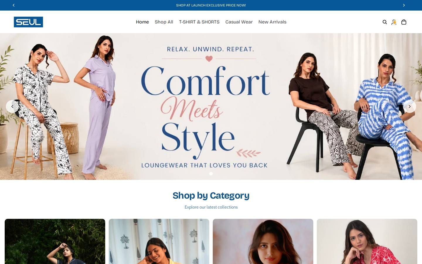 seul.store homepage screenshot