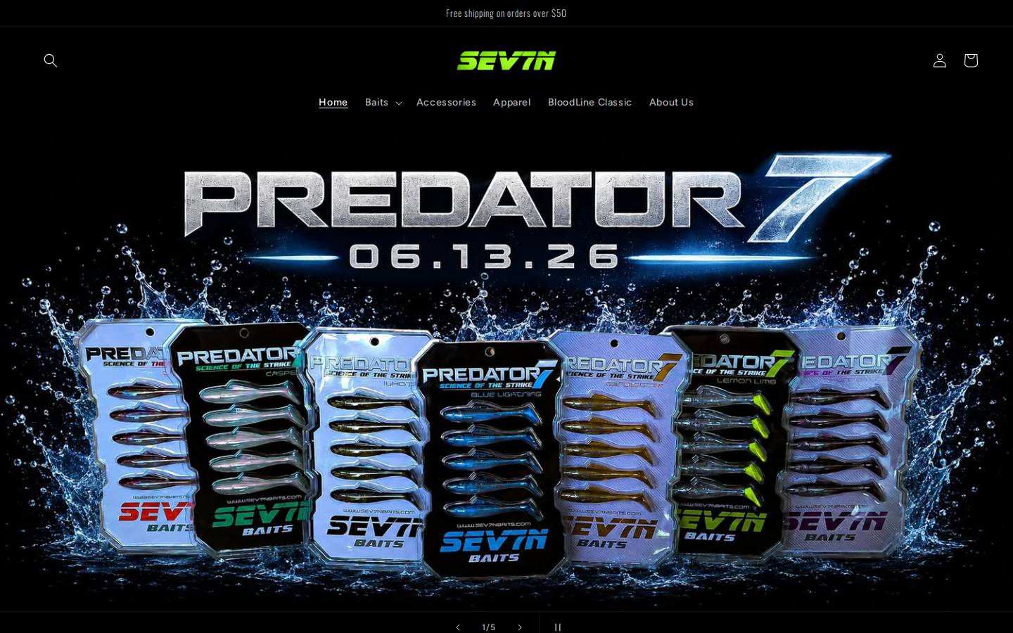 sev7nbait.com homepage screenshot