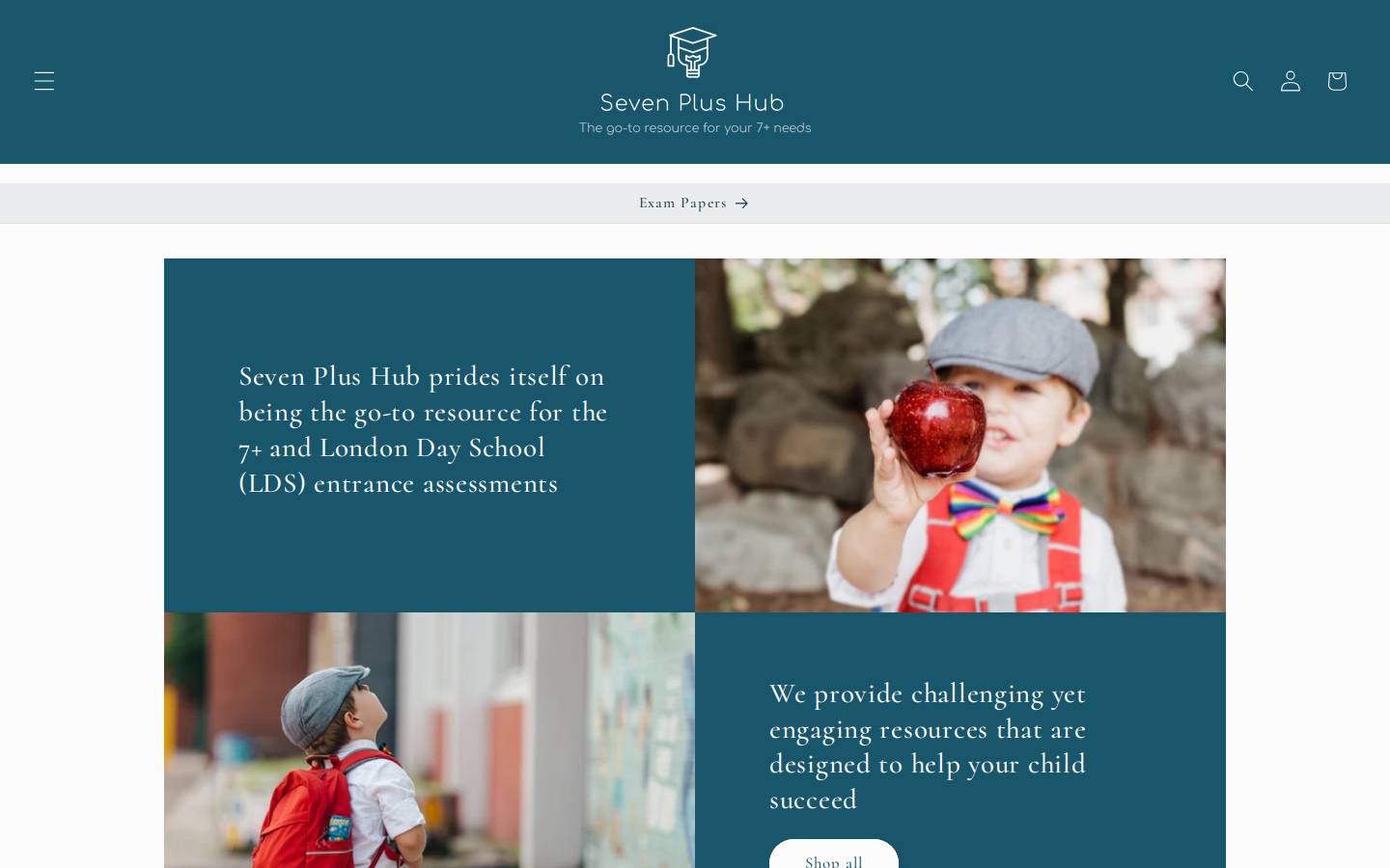 sevenplushub.com homepage screenshot