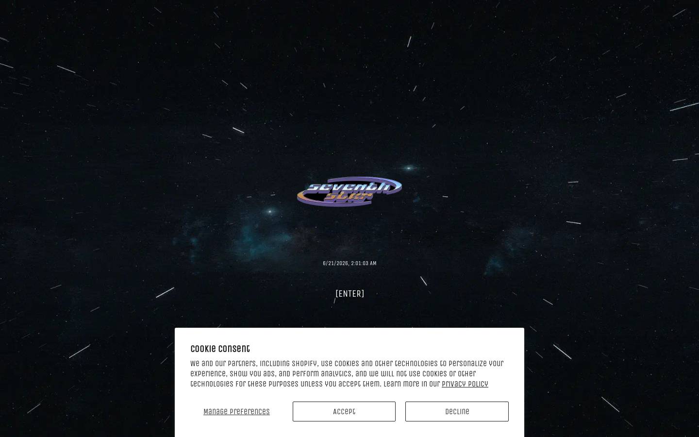 seventhstarskate.com homepage screenshot