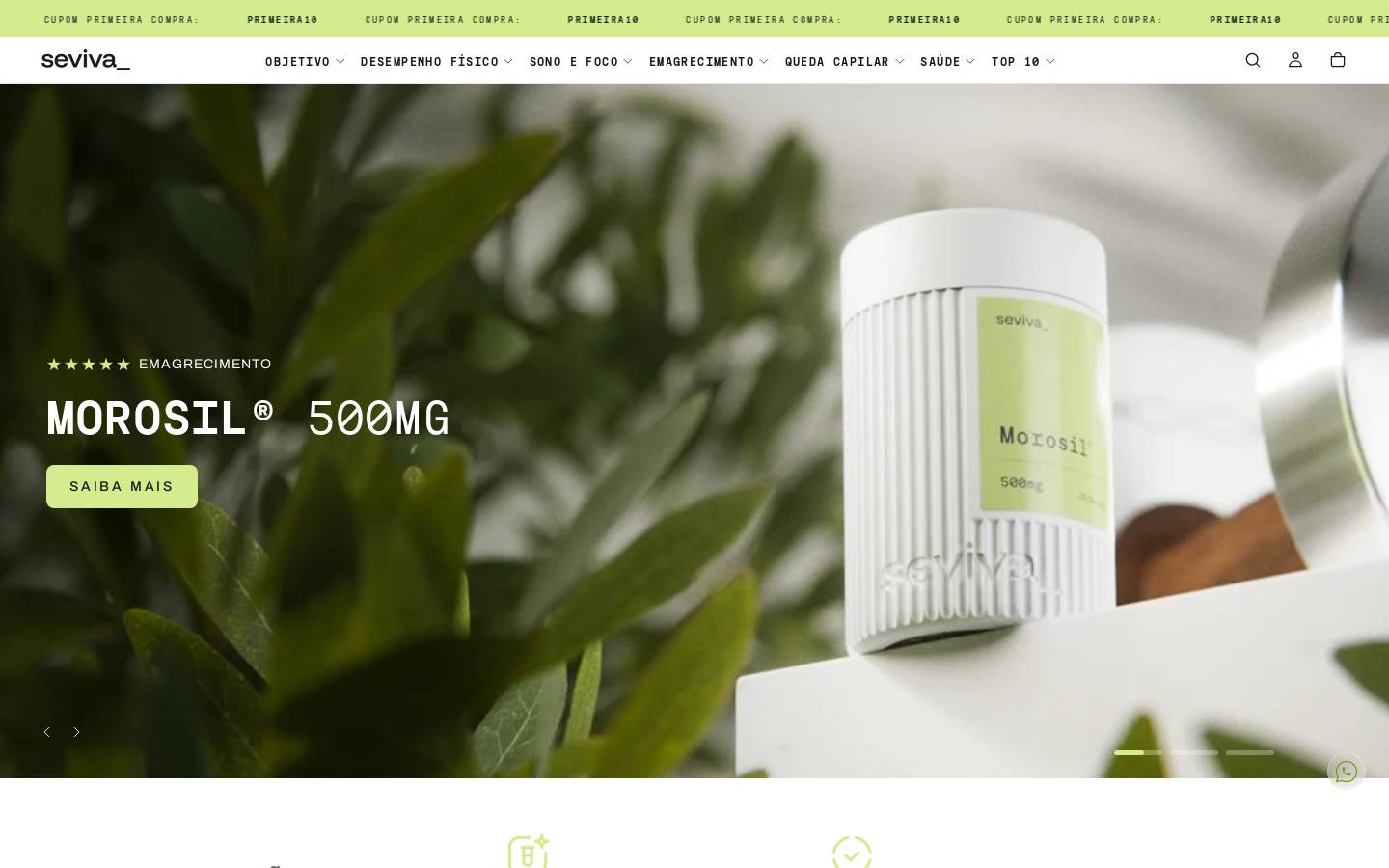 seviva.com.br homepage screenshot