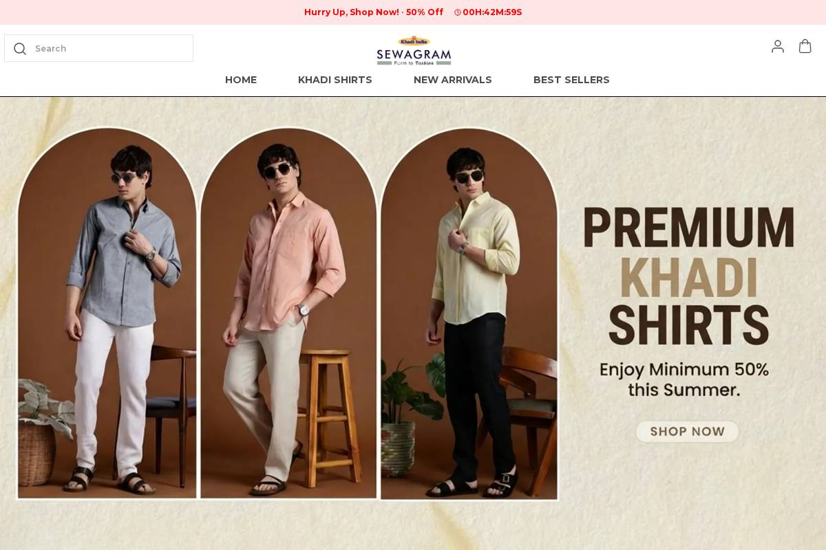 sewagramonline.com homepage screenshot