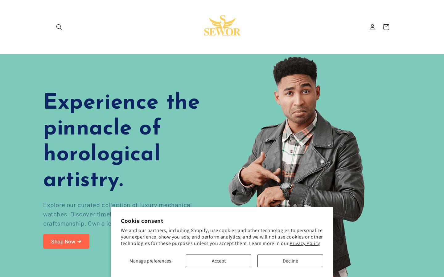 sewor.com homepage screenshot