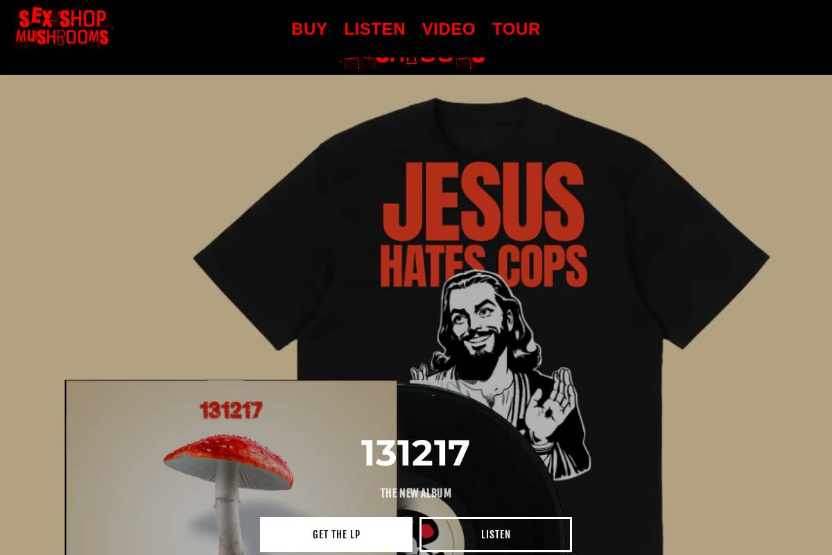 sexshopmushrooms.com homepage screenshot