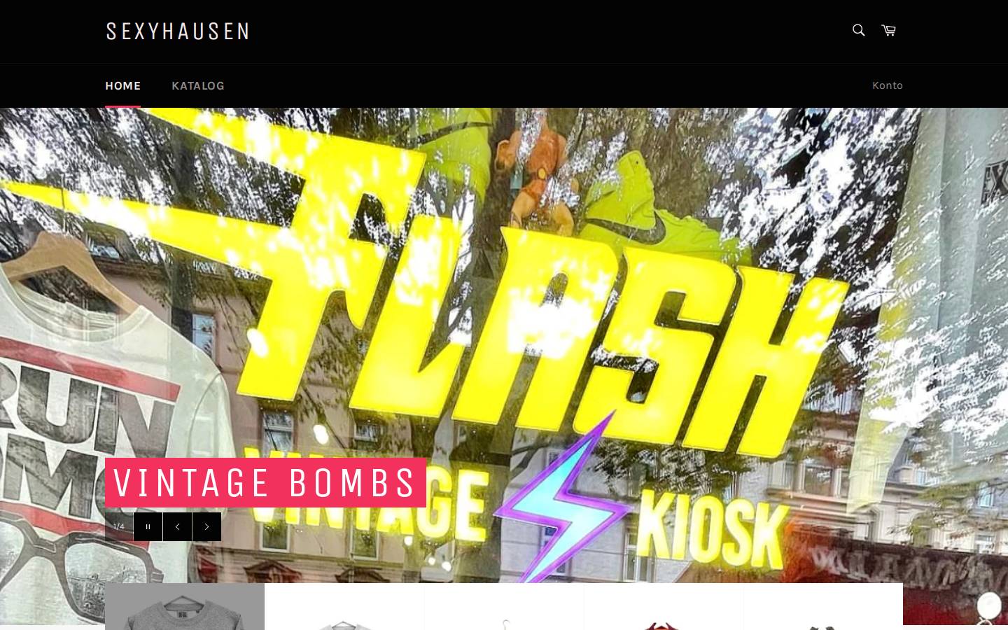 sexyhausen.de homepage screenshot