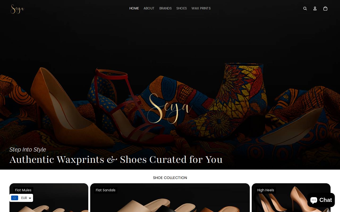 seya.co.za homepage screenshot