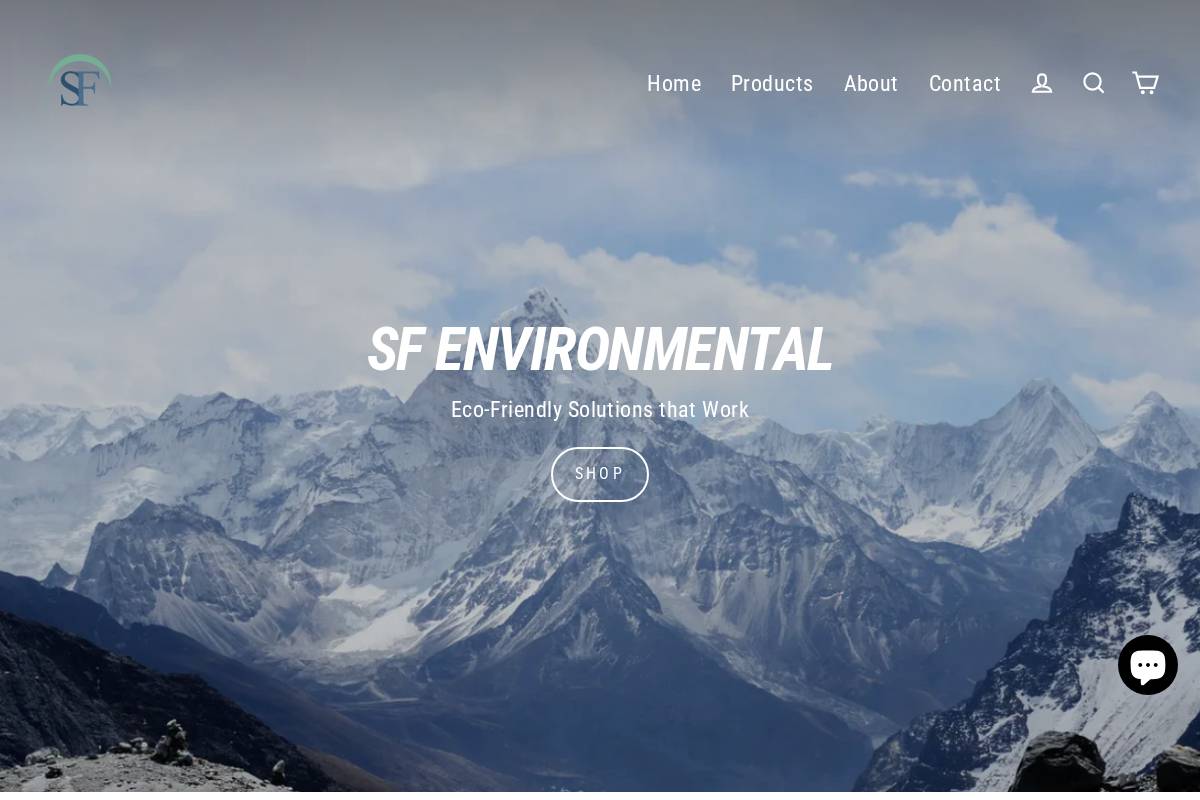 sfenvironmental.ca homepage screenshot