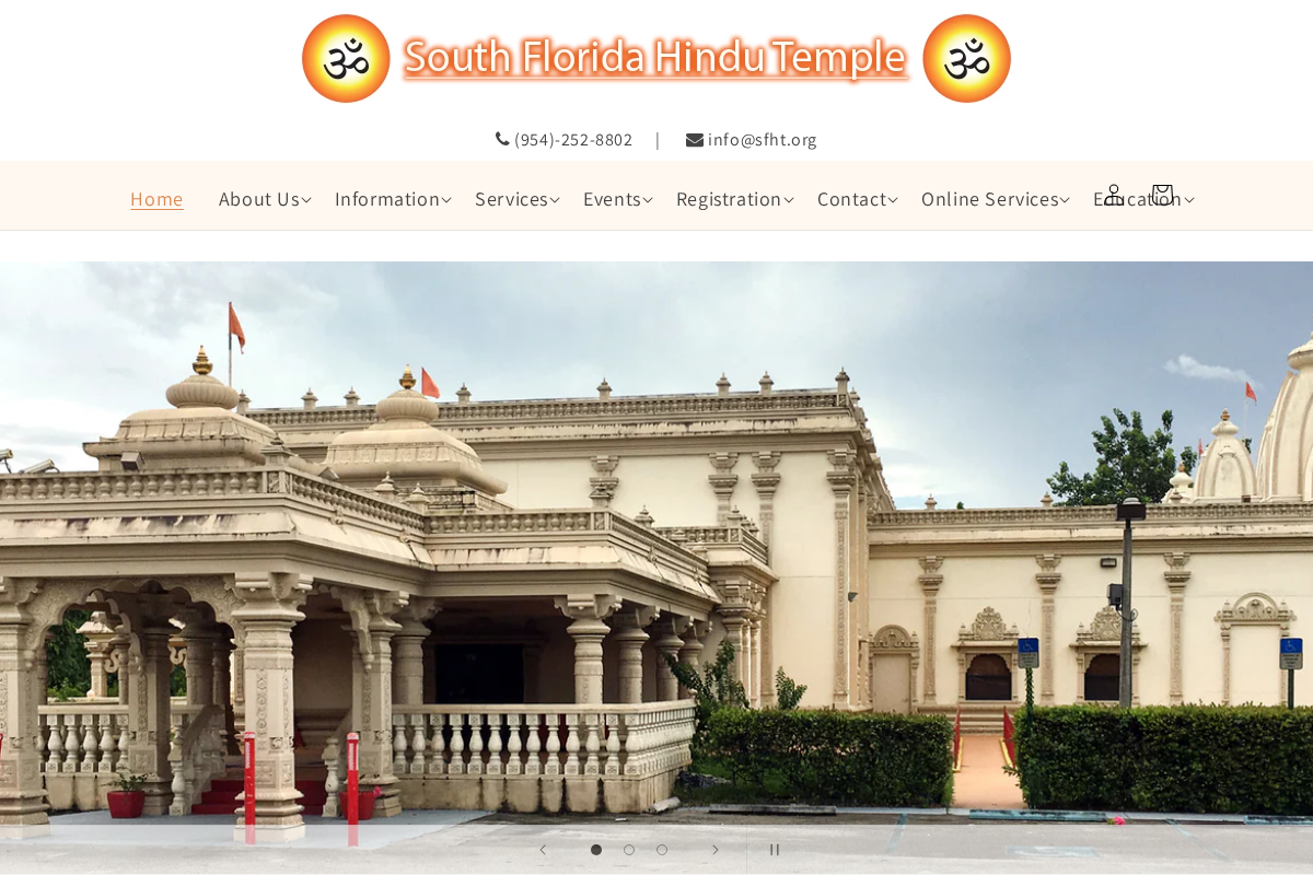 sfht.org homepage screenshot