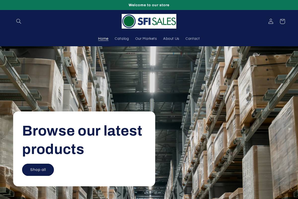 sfisales.com homepage screenshot