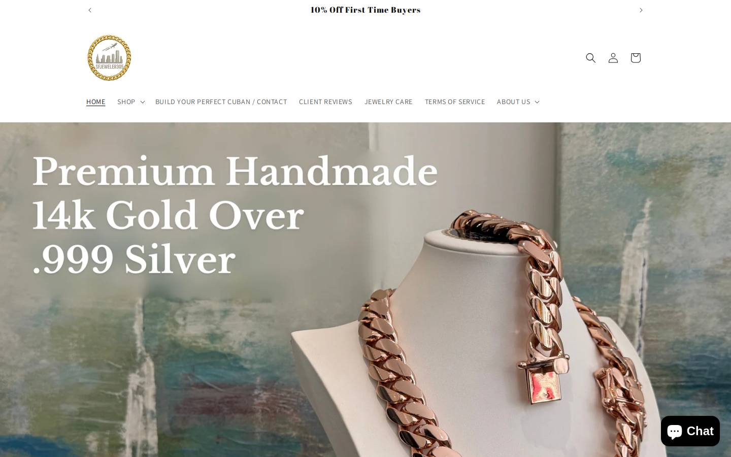 sfjeweler305.com homepage screenshot