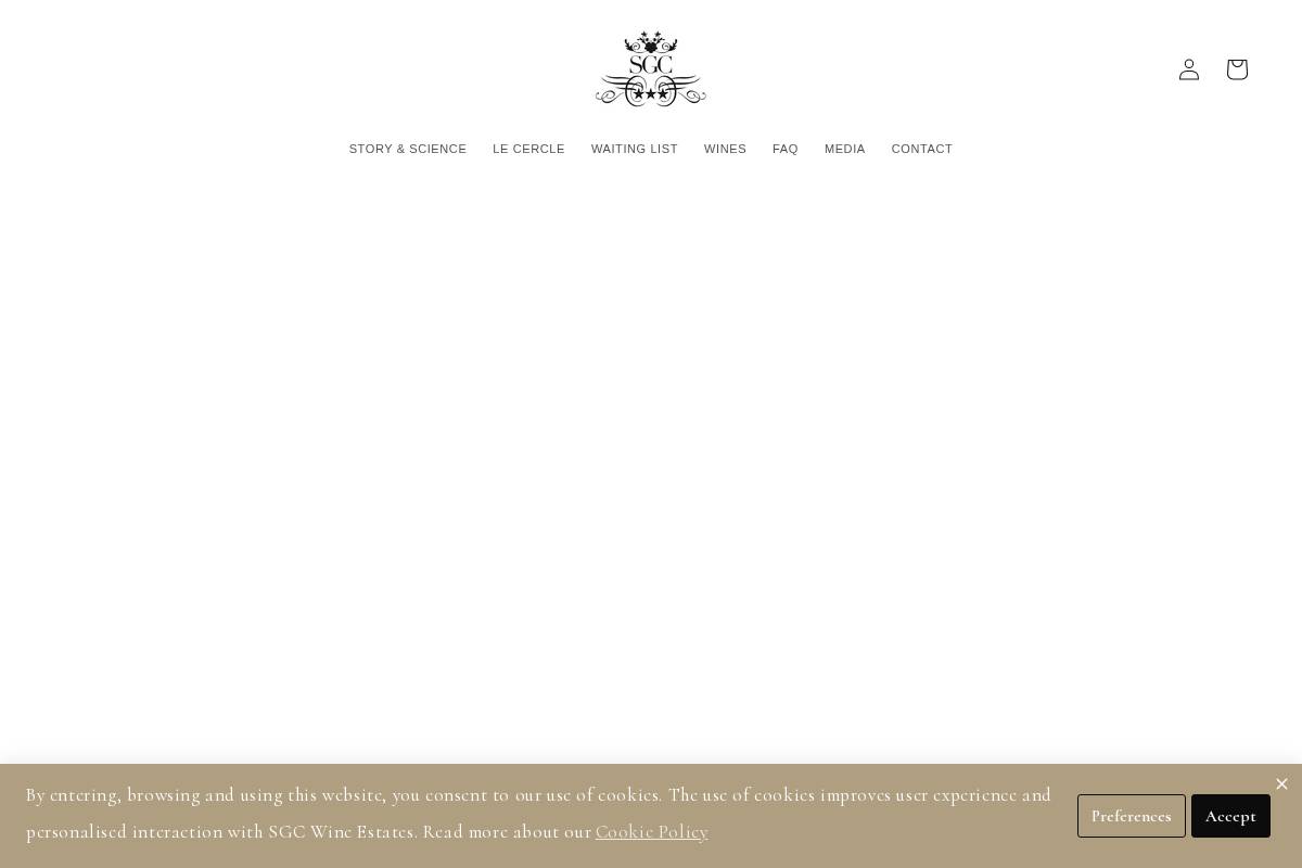 sgcwines.com homepage screenshot