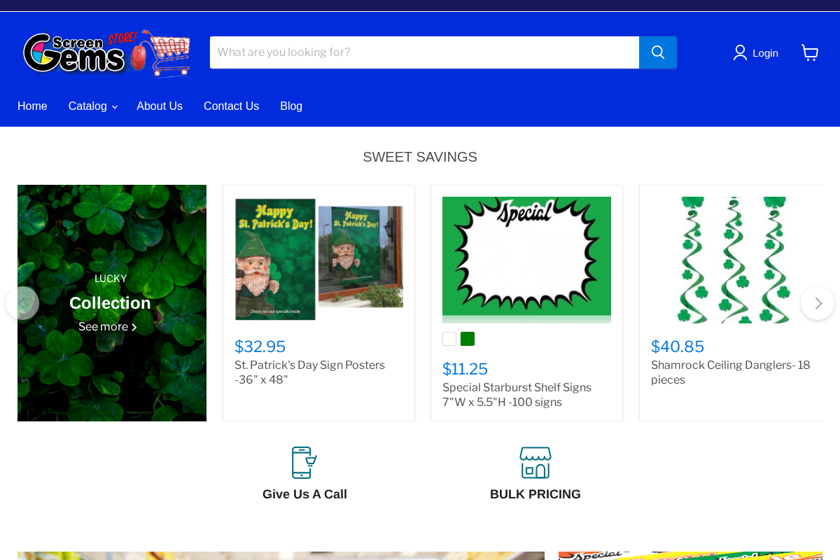 sgimerchandising.com homepage screenshot