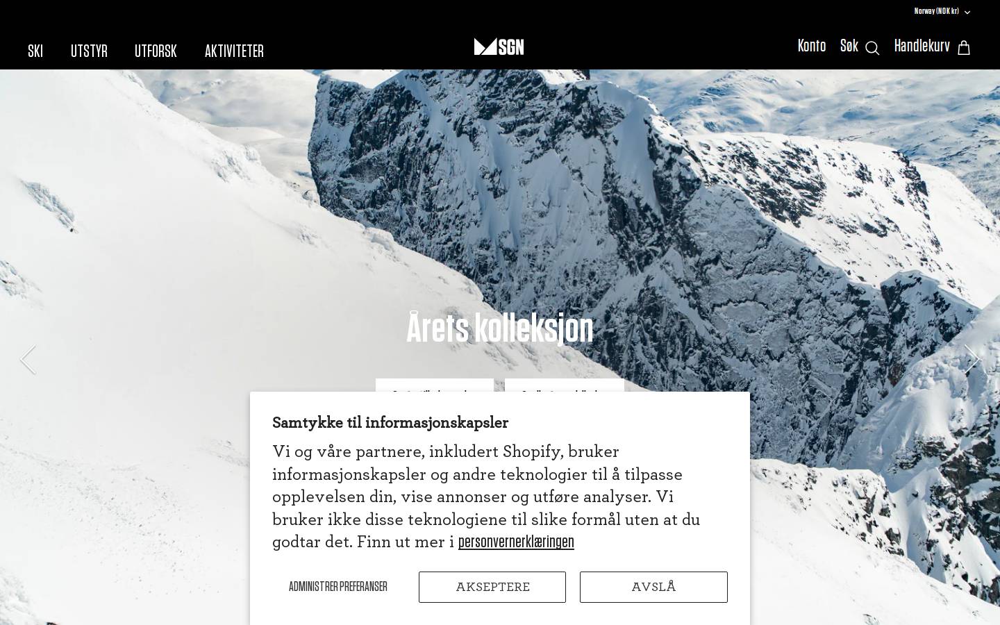 sgnskis.com homepage screenshot