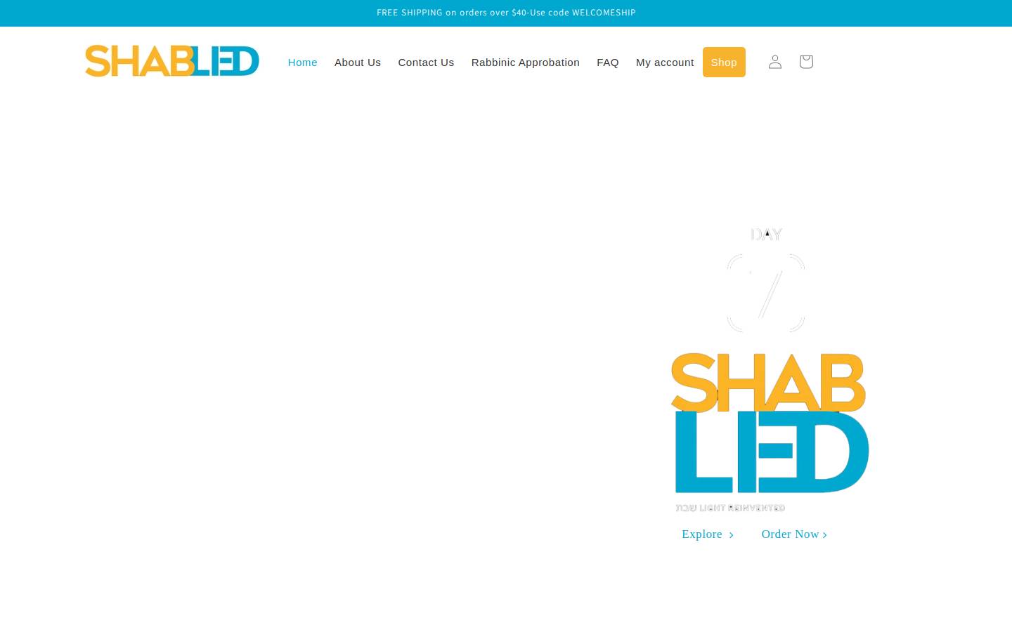 shabled.com homepage screenshot