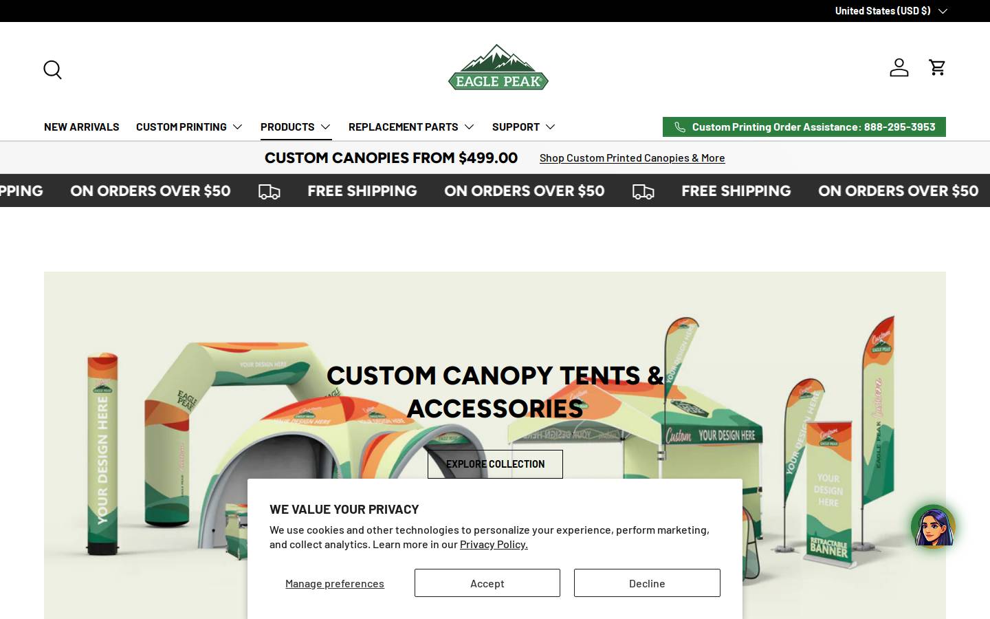 shadegraphix.com homepage screenshot