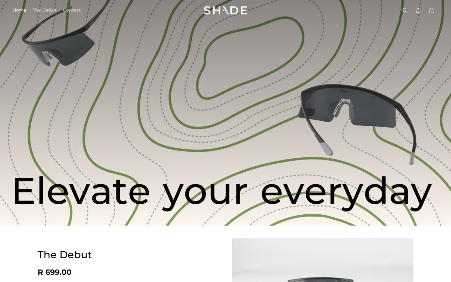 shadesunnies.com homepage screenshot