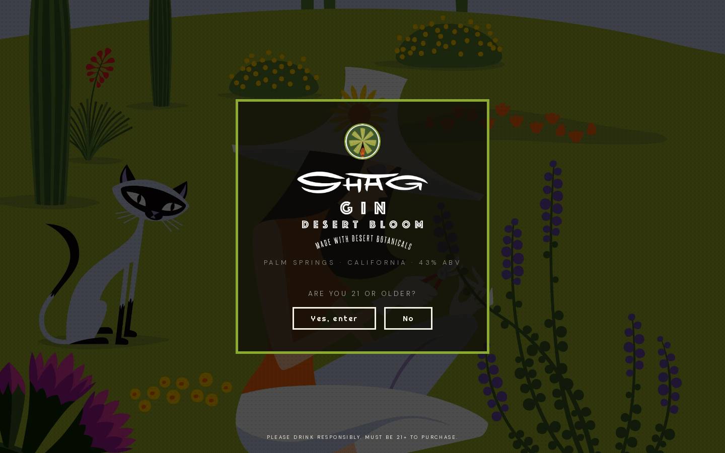 shagspirits.com homepage screenshot