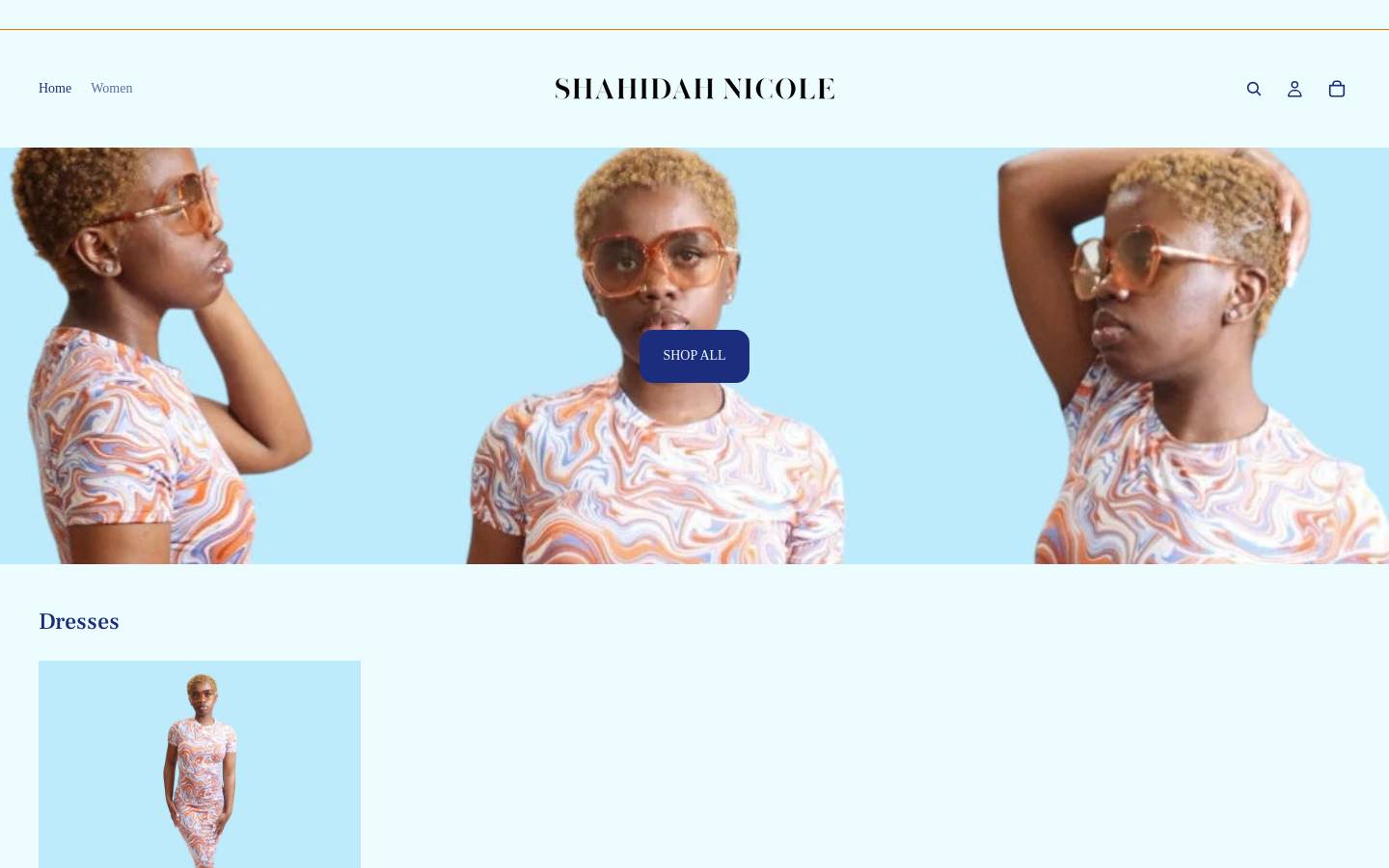 shahidahnicole.com homepage screenshot