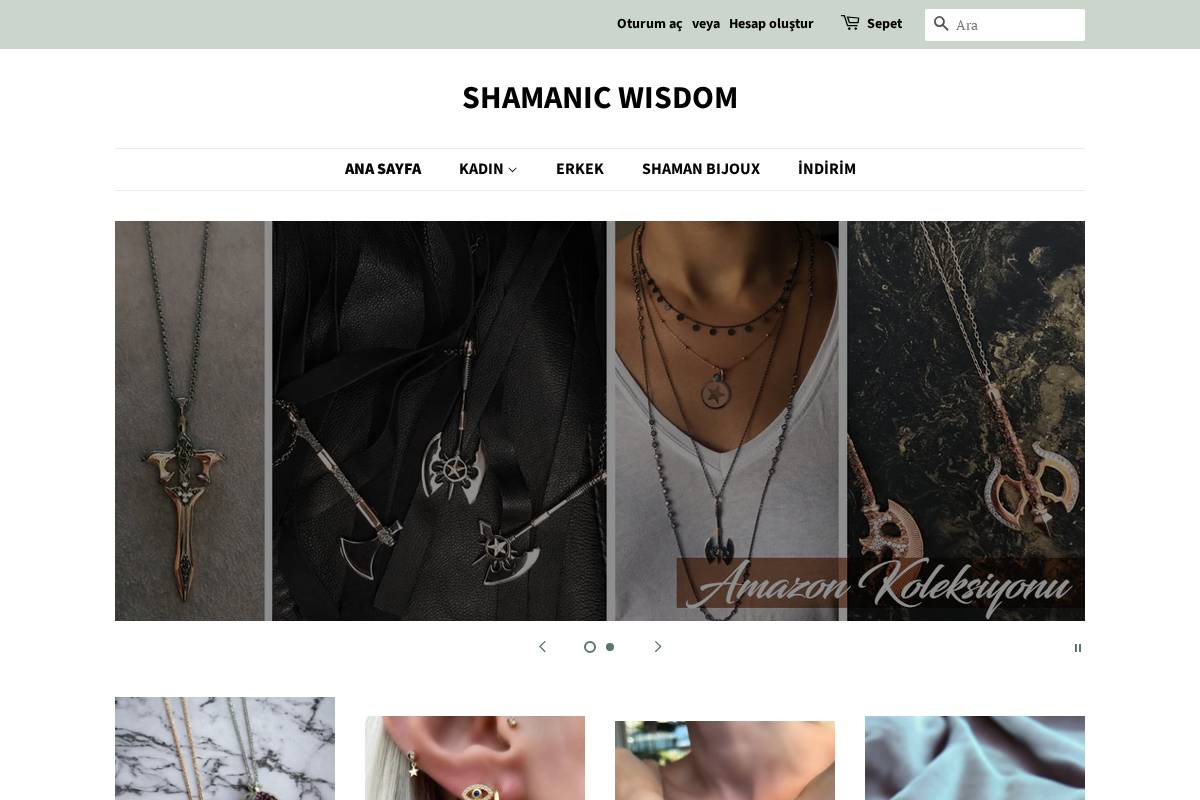 shamanistanbul.com homepage screenshot