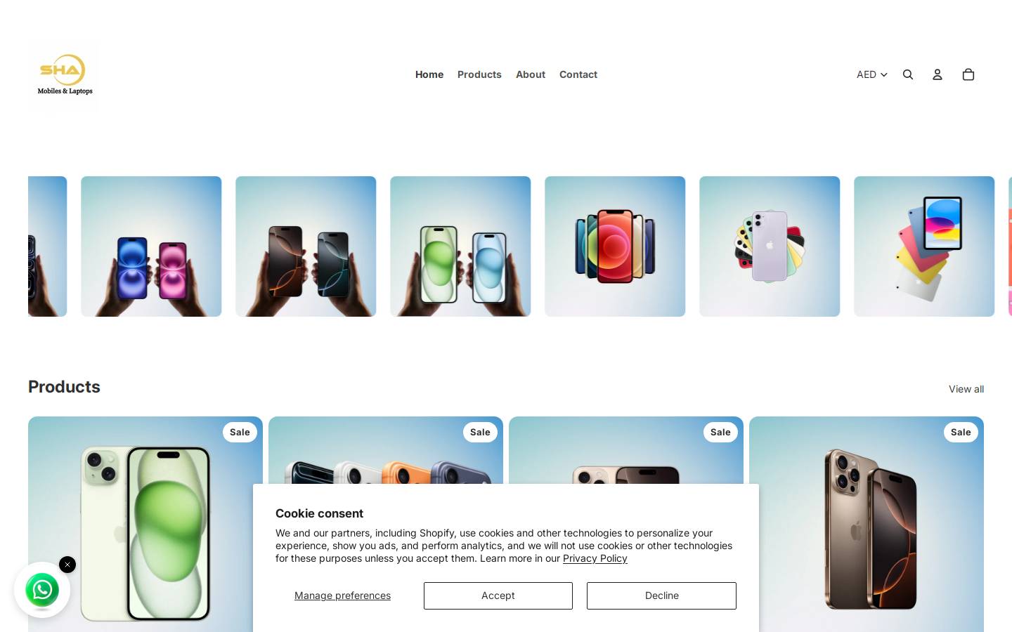 shamobiles2025.com homepage screenshot