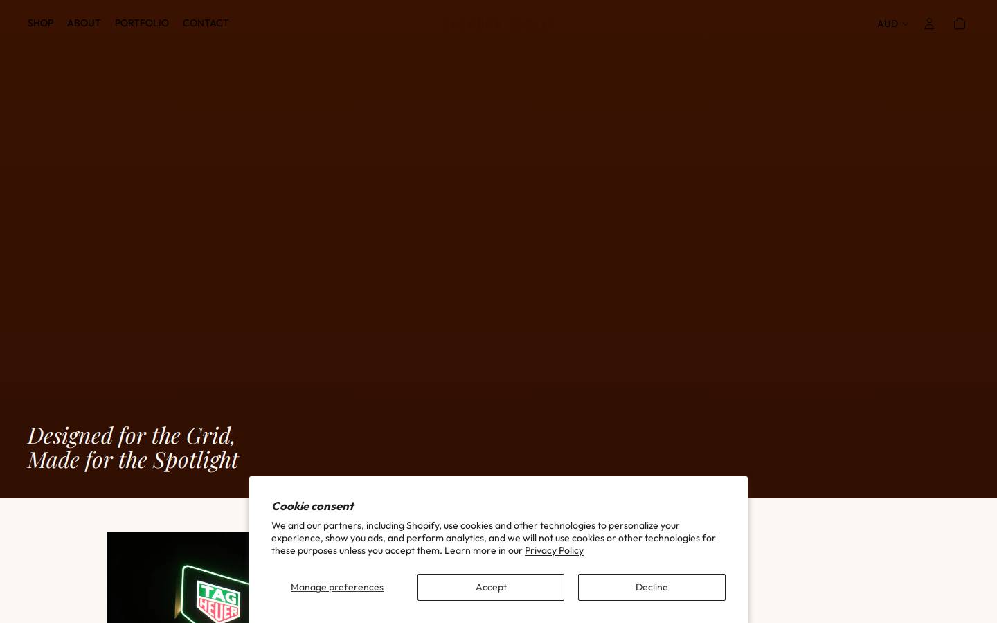 shannonashley.com homepage screenshot
