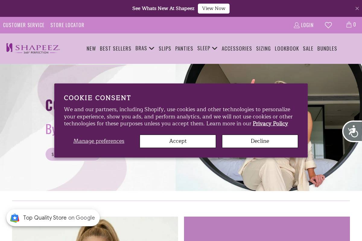 Shapeez homepage screenshot