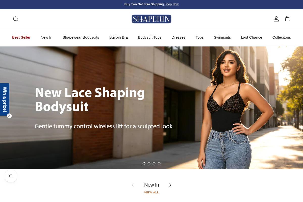 shaperin.com homepage screenshot