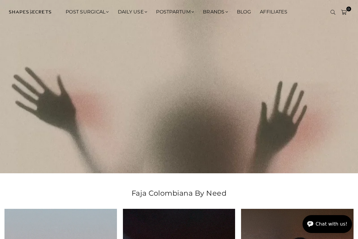 Shapes Secrets homepage screenshot