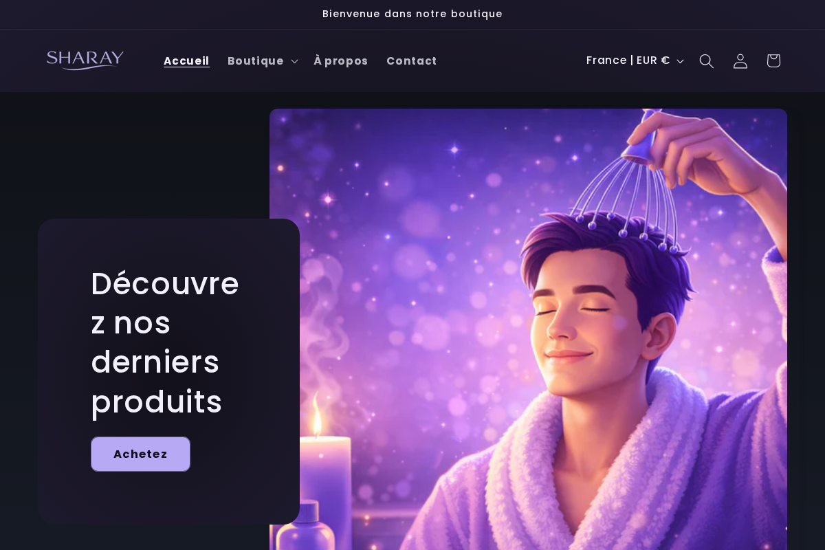 sharay.fr homepage screenshot