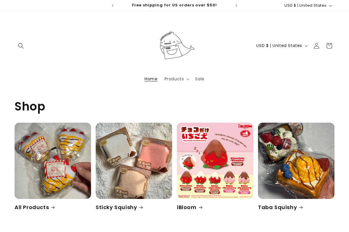 sharkeatmart homepage screenshot