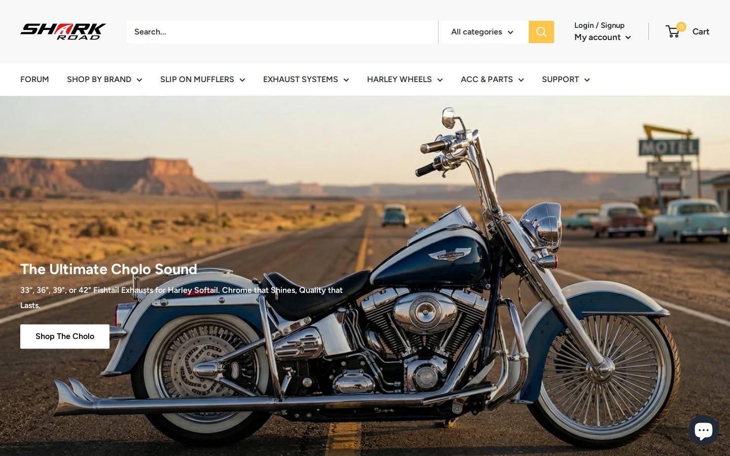 sharkroad.com homepage screenshot