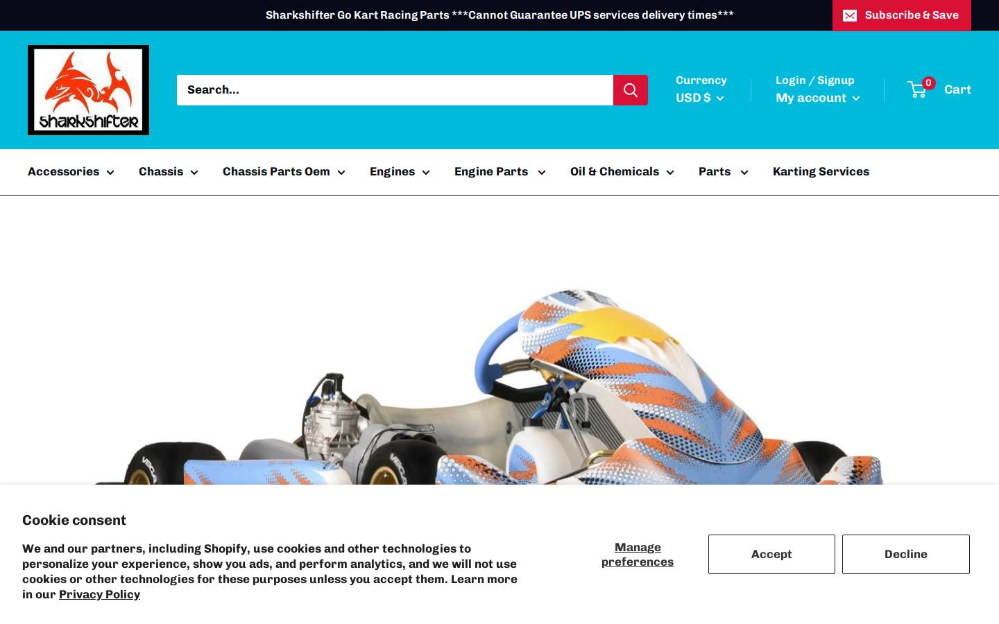 Sharkshifter homepage screenshot